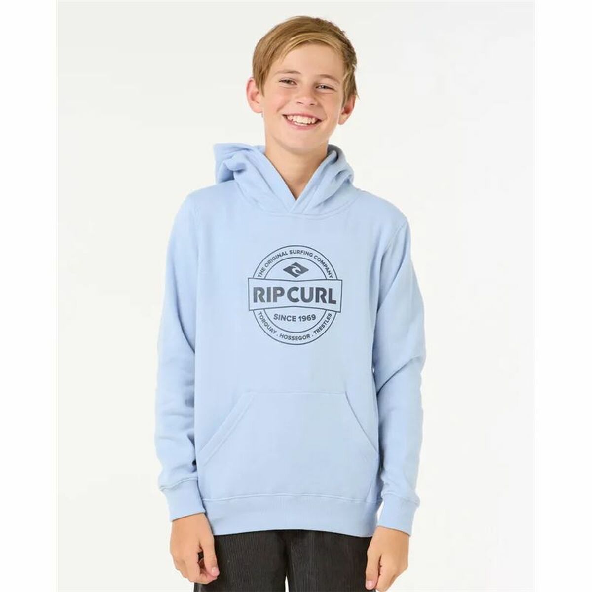 Tröja med huva Unisex Rip Curl Stapler Hood Blå - 2