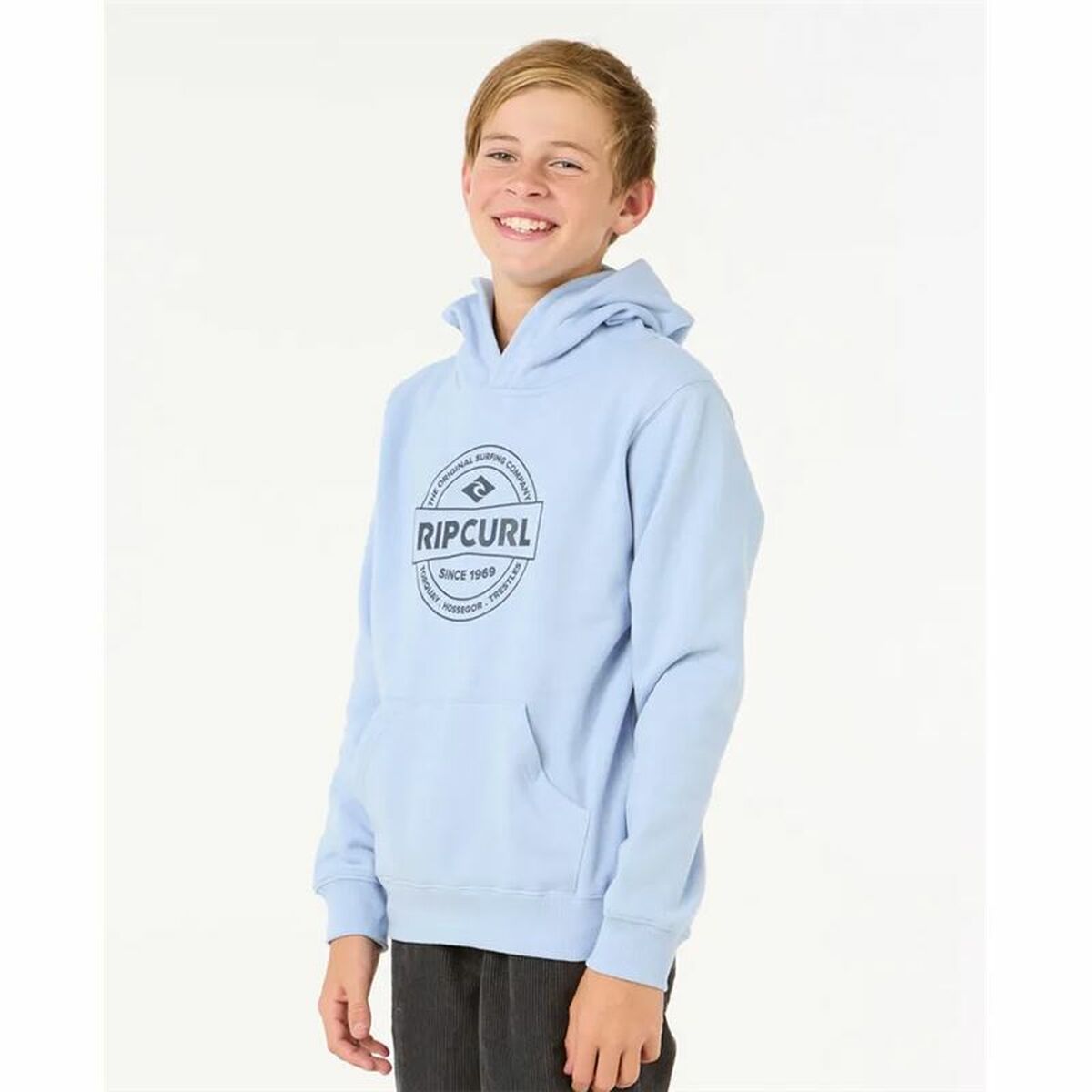 Tröja med huva Unisex Rip Curl Stapler Hood Blå - 3