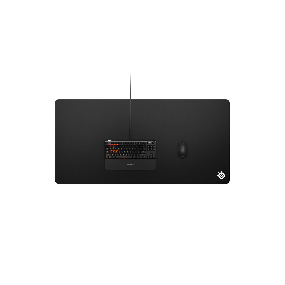 Musmatta SteelSeries QcK 3XL Gaming Svart 59 x 122 cm - 3