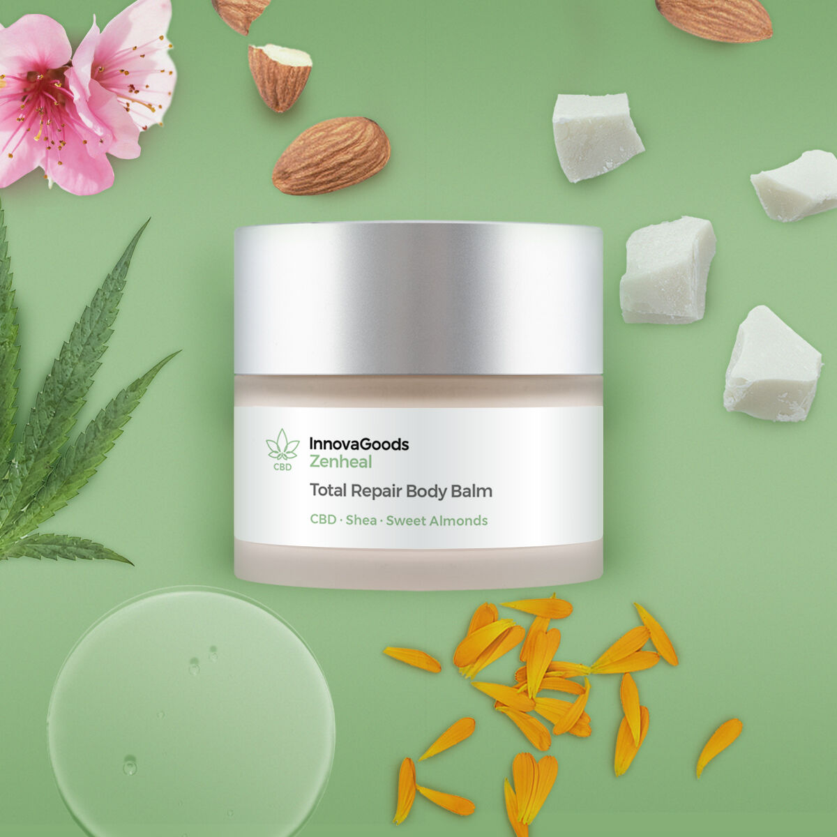 Reparerande hårbalsam CBD Zenheal InnovaGoods 50 ml - 6