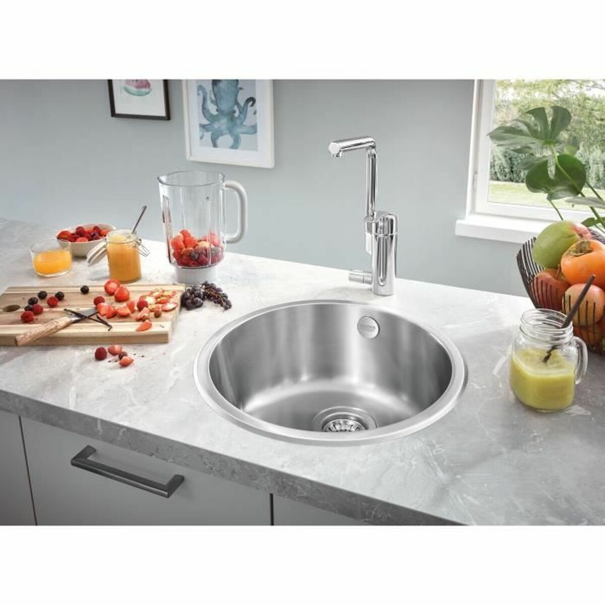 Diskho enkel Grohe K200 Grå - 2