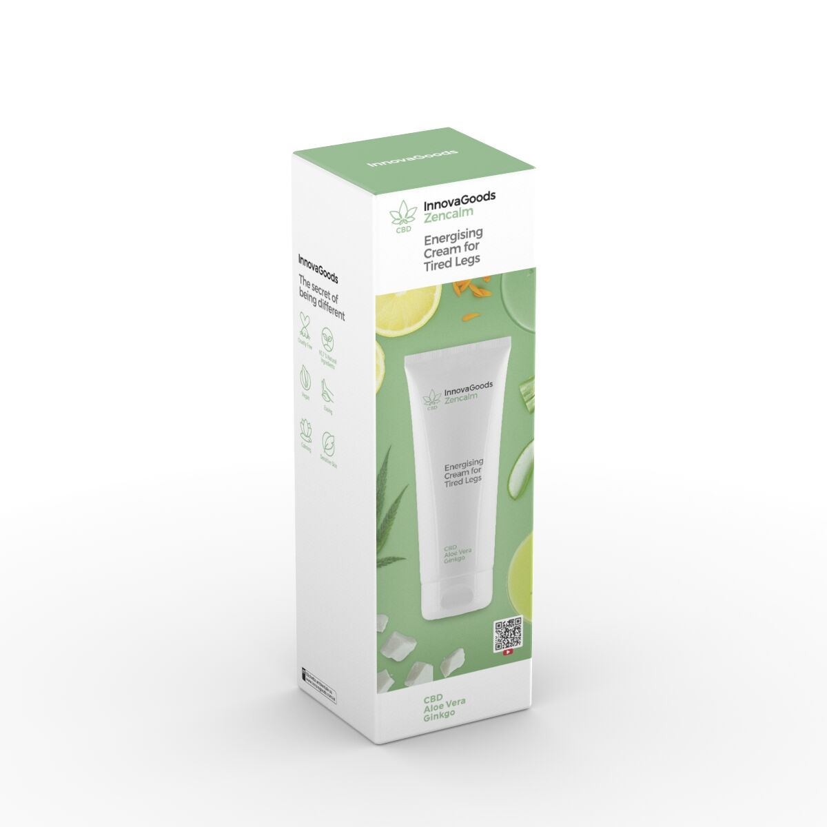 Energigivande Kräm för Trötta Ben CBD Zencalm InnovaGoods 200 ml - 8