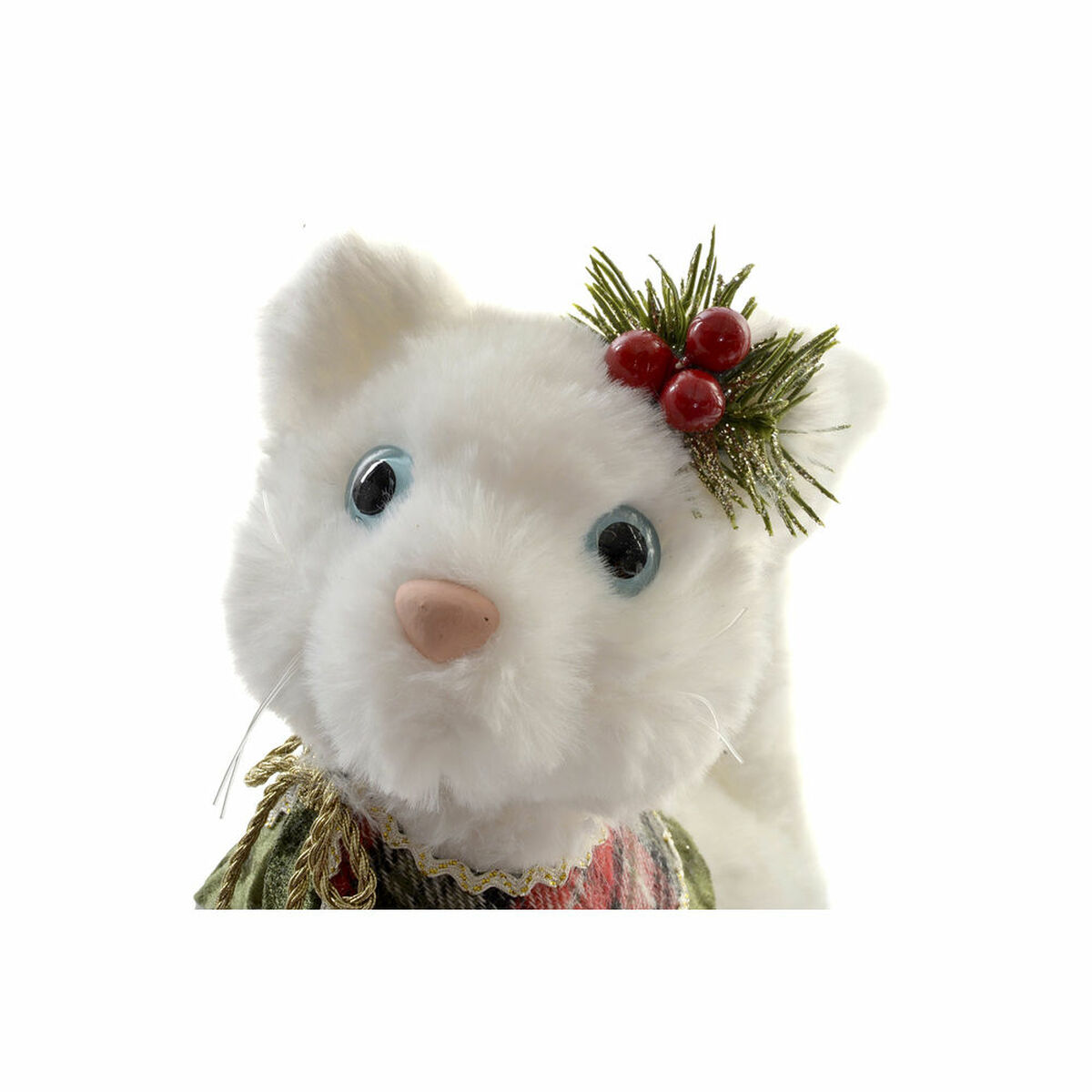 Prydnadsfigur DKD Home Decor Polyester Kattunge (19 x 10 x 20 cm) - 2