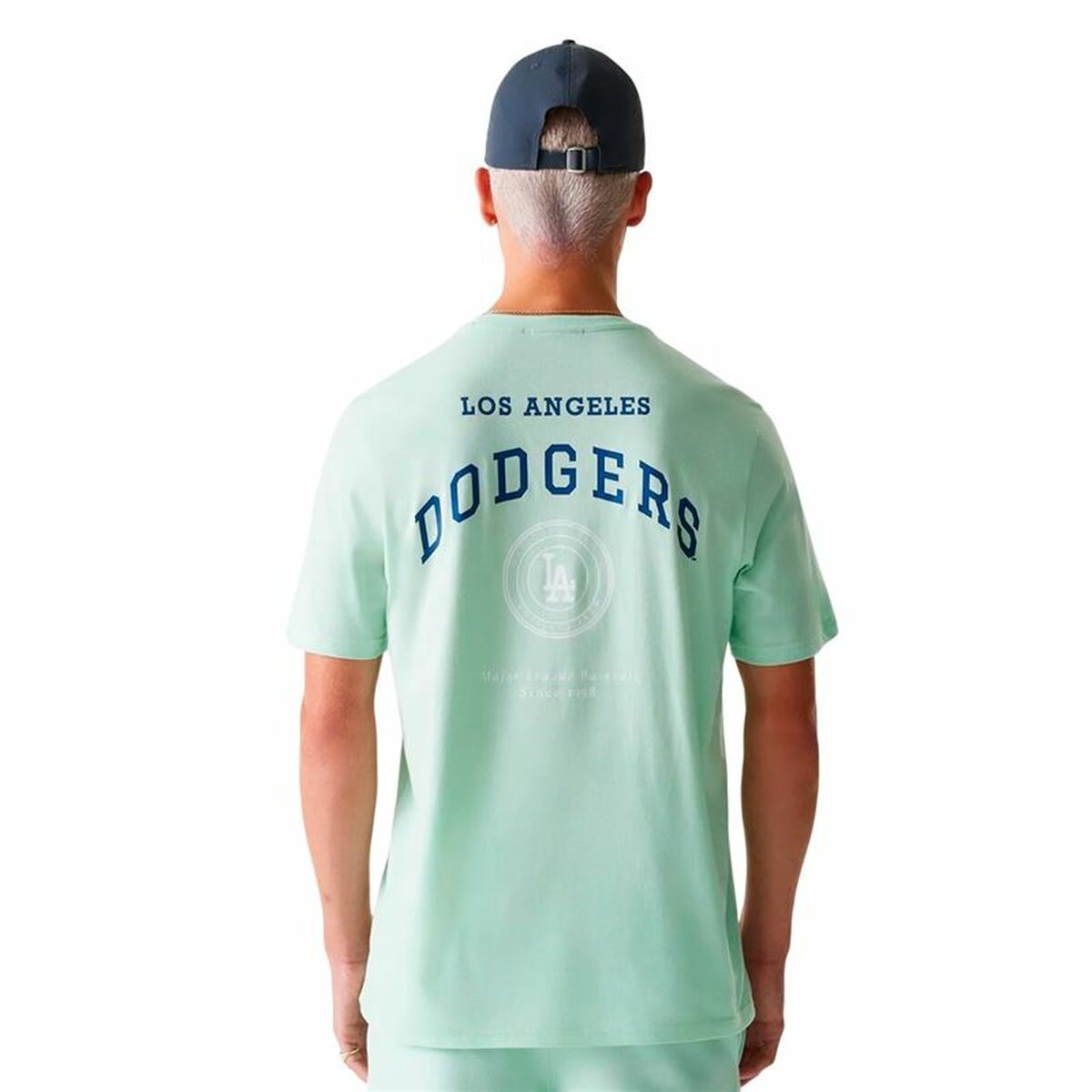 T-shirt med kortärm Herr New Era Mlb Arch Grphc Reg Losdod Pmg Aquamarine - 2