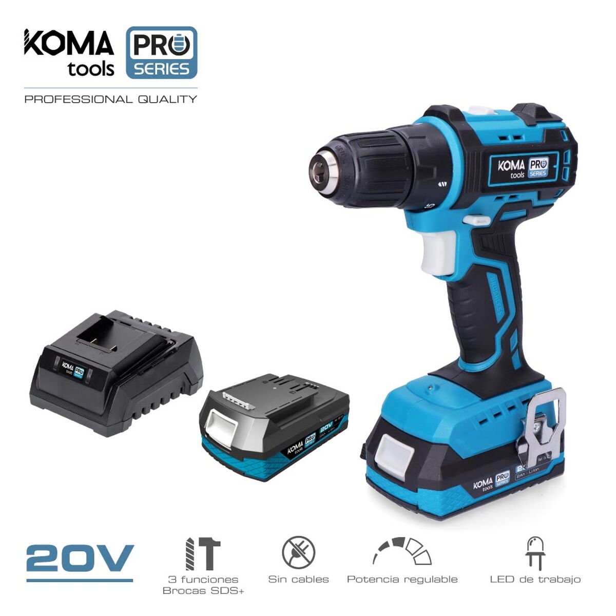 Förare borr Koma Tools Pro Series - 2