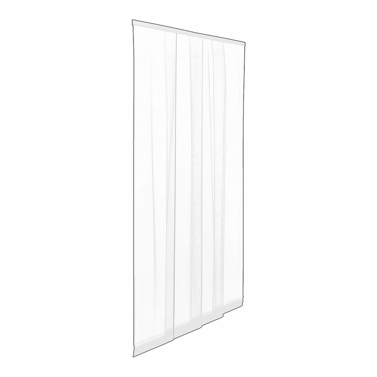 Myggnät IRS Vit 140 x 240 cm PVC Dörrar Trakovi (2 antal)