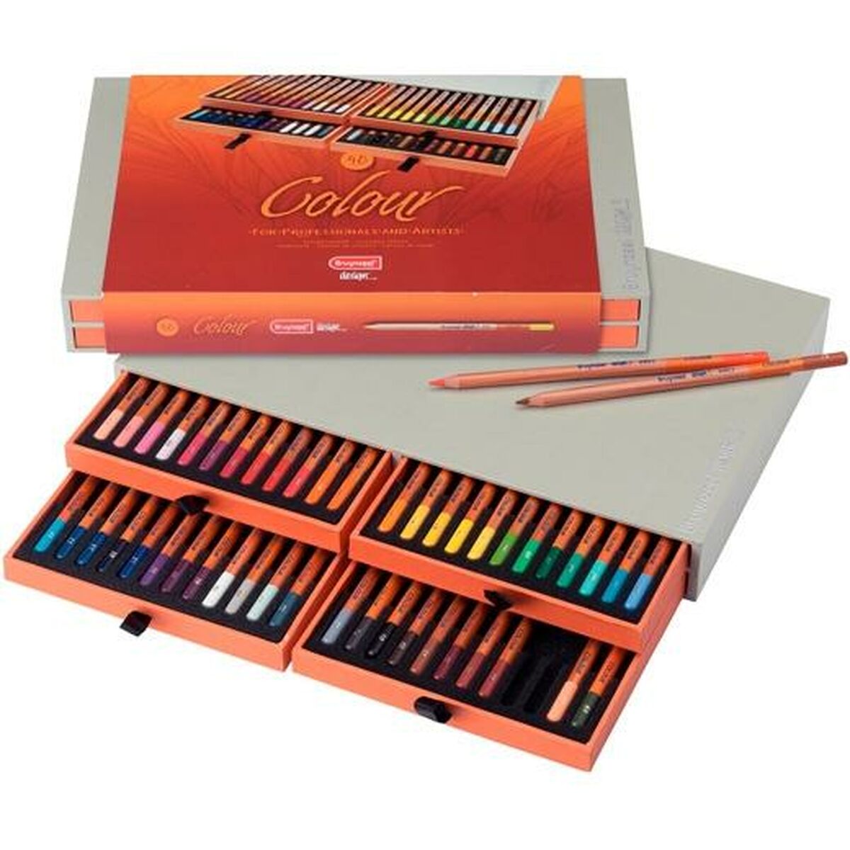Färgpennor Bruynzeel Design Box 48 Delar Multicolour - 5
