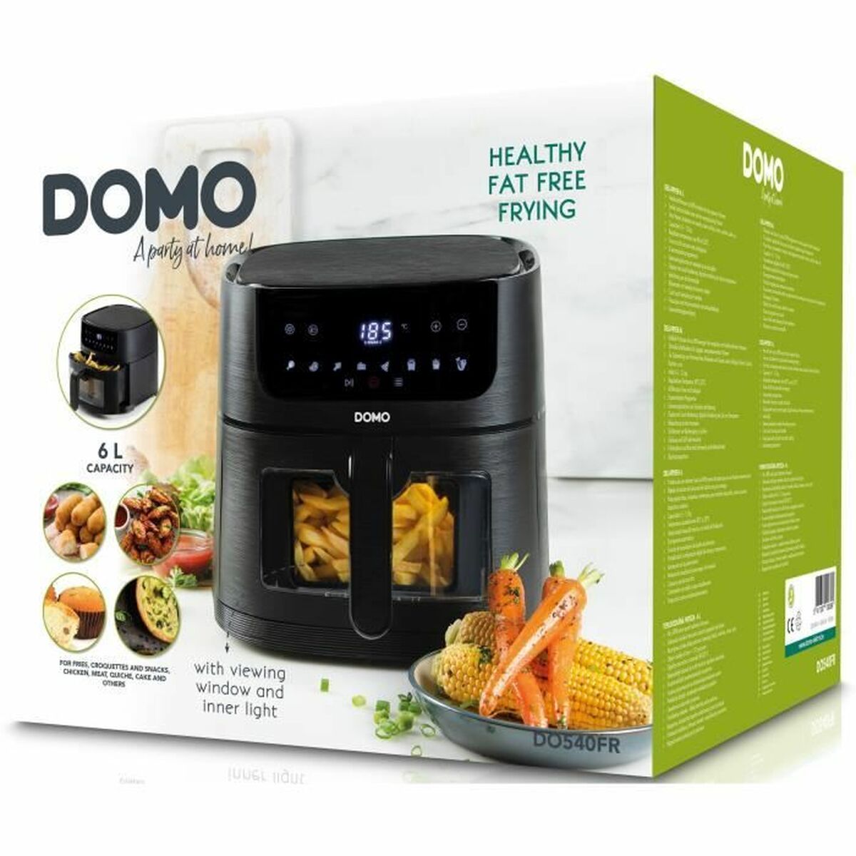 Luftfritös DOMO Do540Fr 6 L - 4