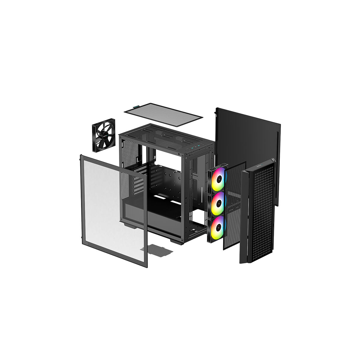 ATX Semitorn DEEPCOOL R-CG540-BKAGE4-G-1 Svart Multicolour - 6