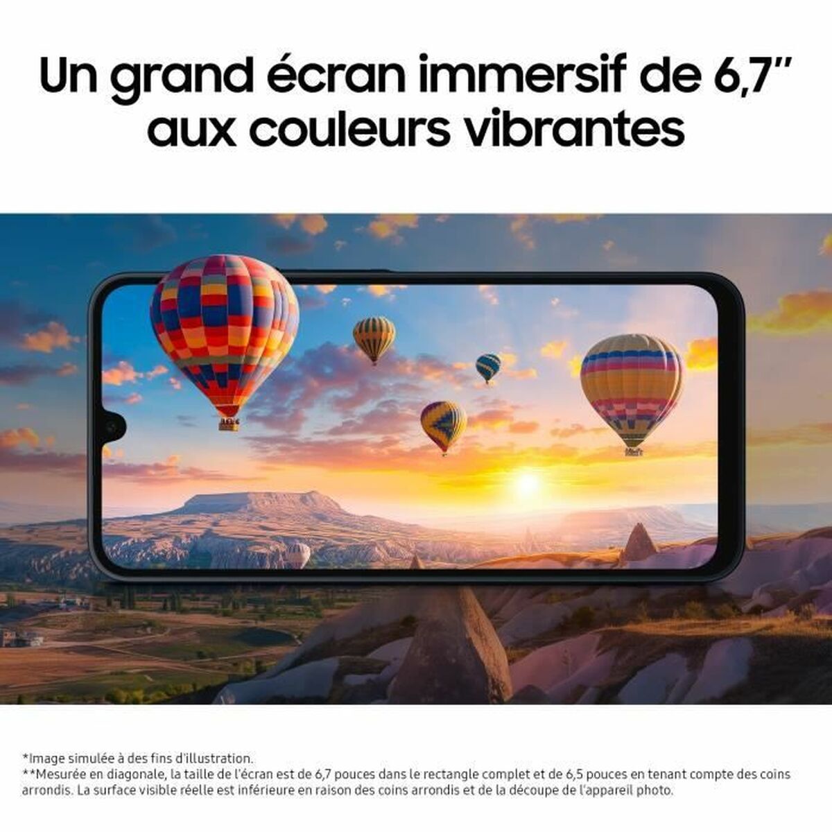 Smartphone Samsung SM-A166BZKDEUB 6,7" 4 GB RAM 128 GB - 4