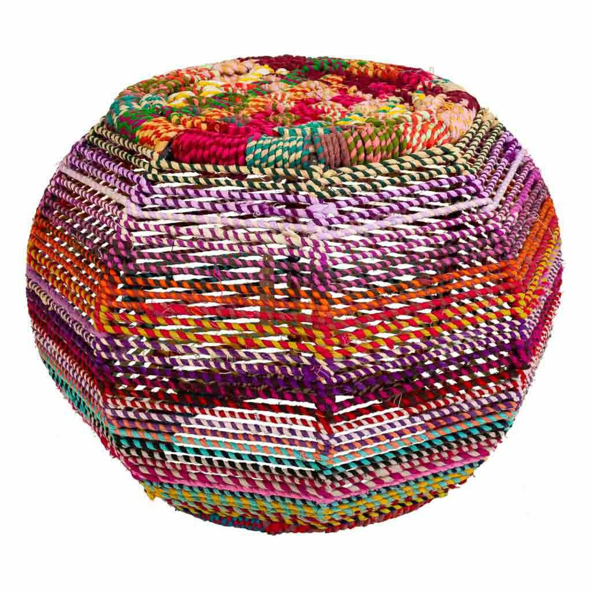 Sittpall Alexandra House Living Röd Snöre Järn 45 x 30 x 30 cm