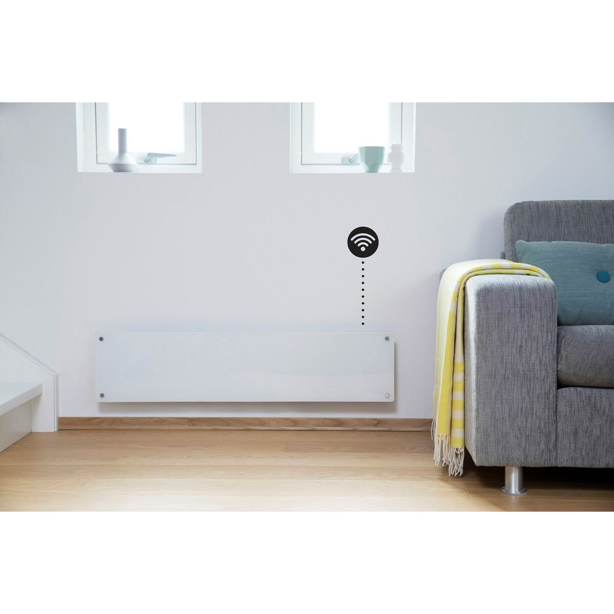 Keramisk delad värmefläkt för vägg Mill GL800LWIFI3 Vit 800 W - 3
