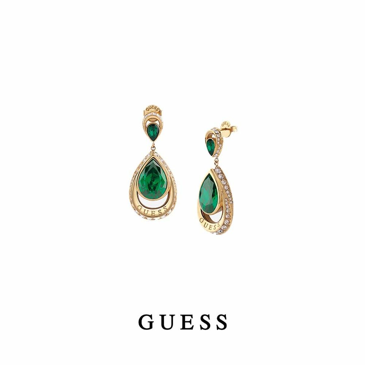 Dam örhängen Guess JUBE03383JWYGT-U Rostfritt stål 3 cm