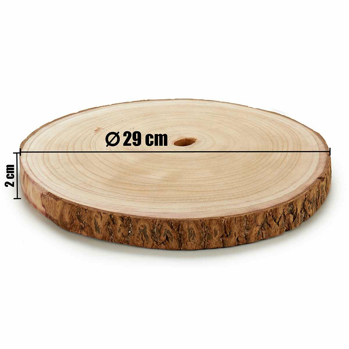 Dekorativ ved Gift Decor Brun 30 x 2 x 30 cm (12 antal) - 2