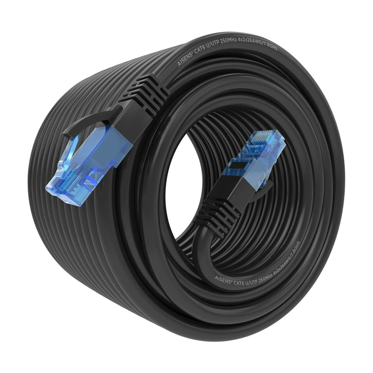 Nätkabel UTP Styv Kategori 6 Aisens A135-0851 Svart 15 m - 2
