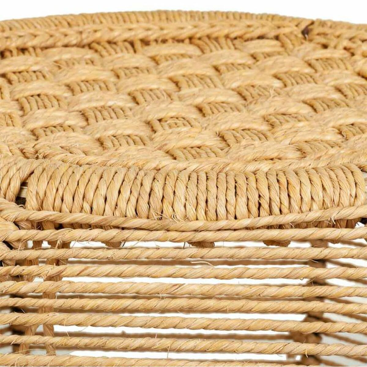 Sittpall Alexandra House Living Brun Järn Tråd 45 x 30 x 30 cm - 3
