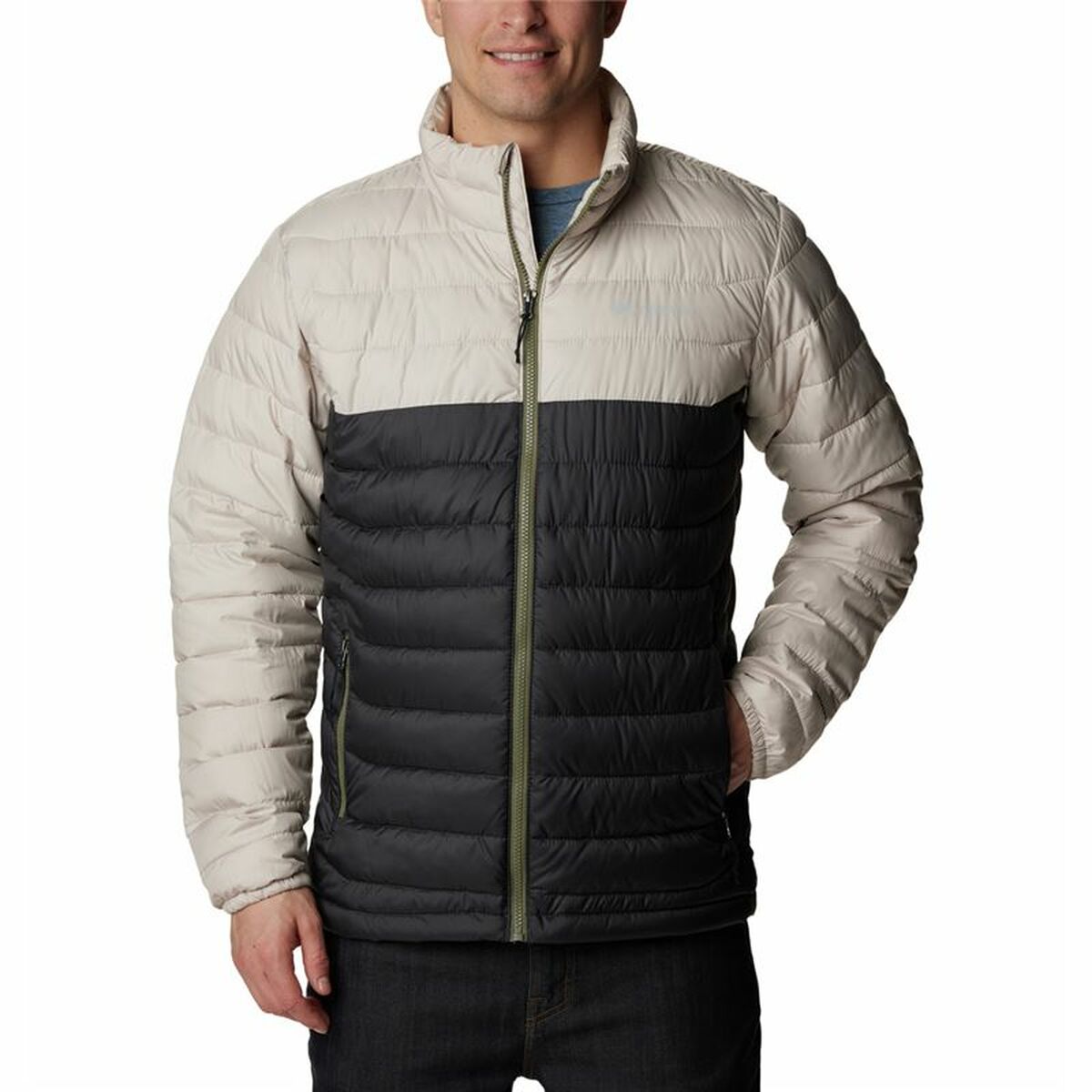 Träningsjacka Herr Columbia Powder Lite™ Beige
