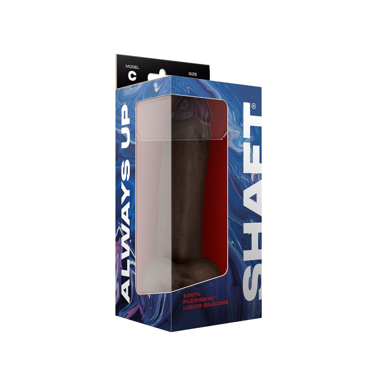 Realistisk dildo Shaft MAHOGANY - 2