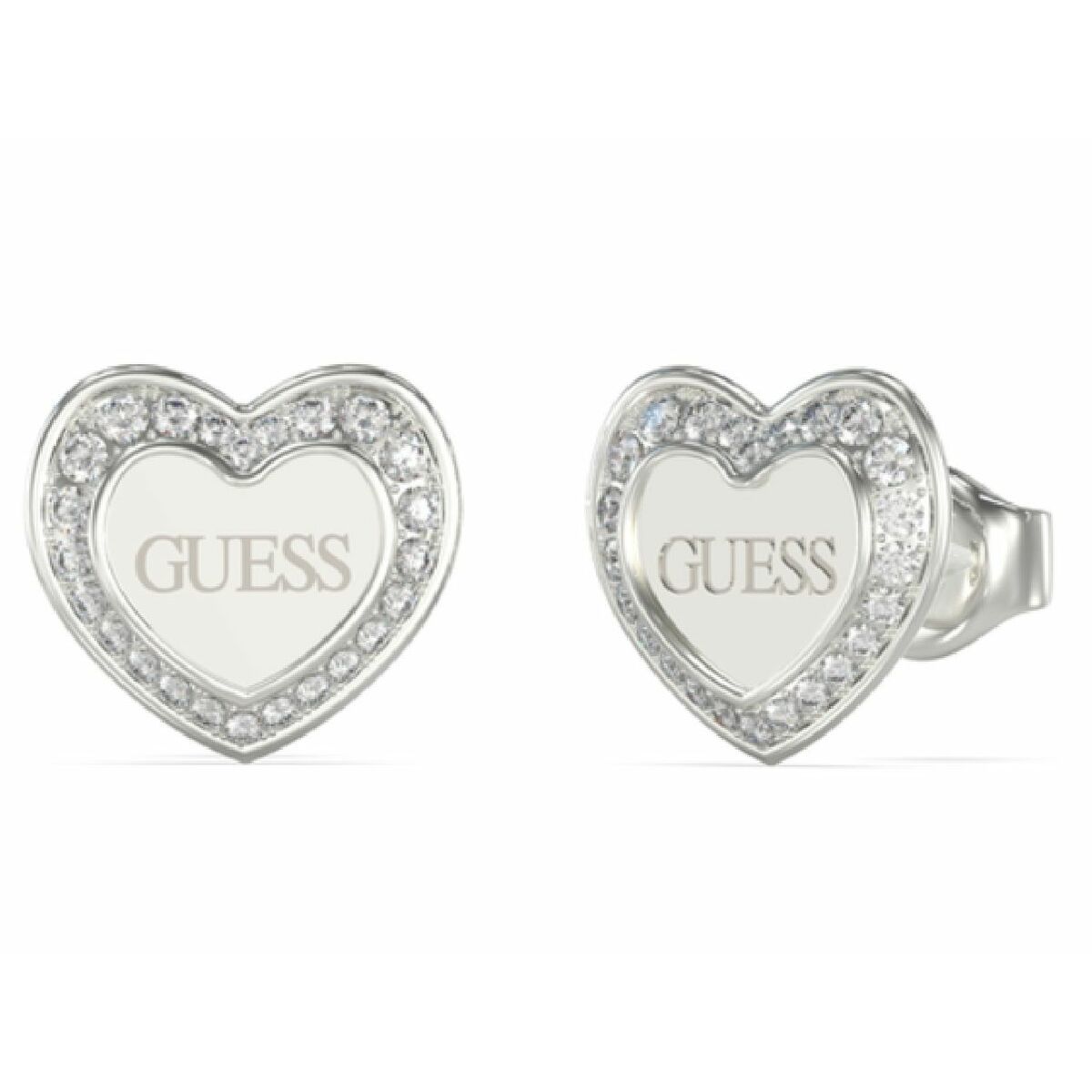Dam örhängen Guess JUBE04035JWRHT-U Rostfritt stål 1 cm - 3