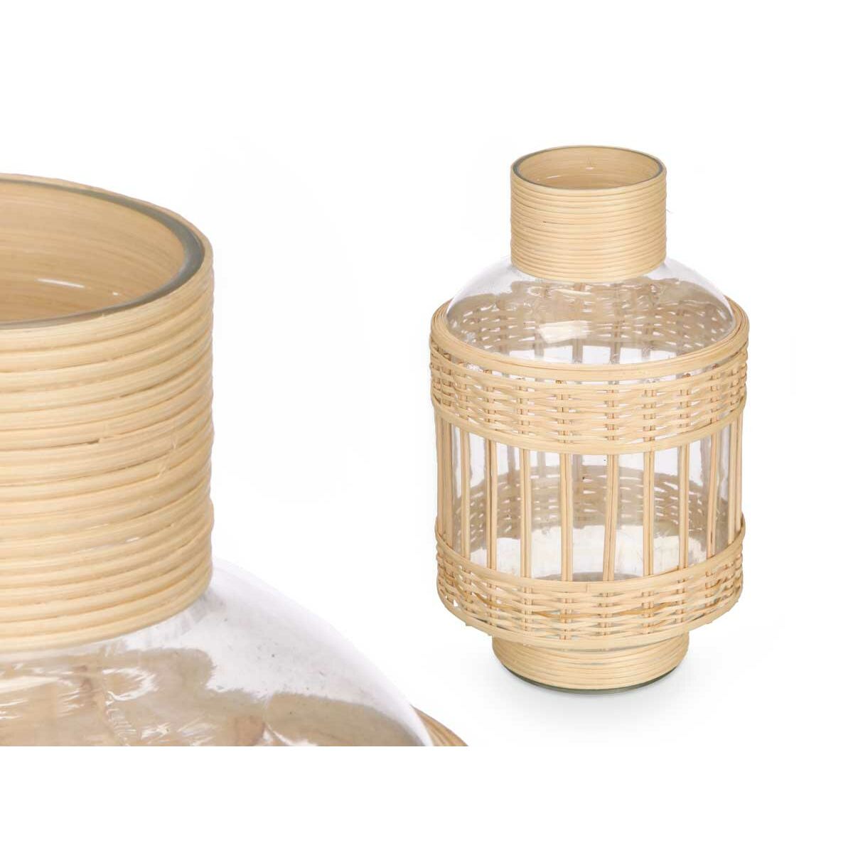Dekorativ flaska Gift Decor Transparent Naturell 16 x 27,5 x 16 cm (6 antal) - 2
