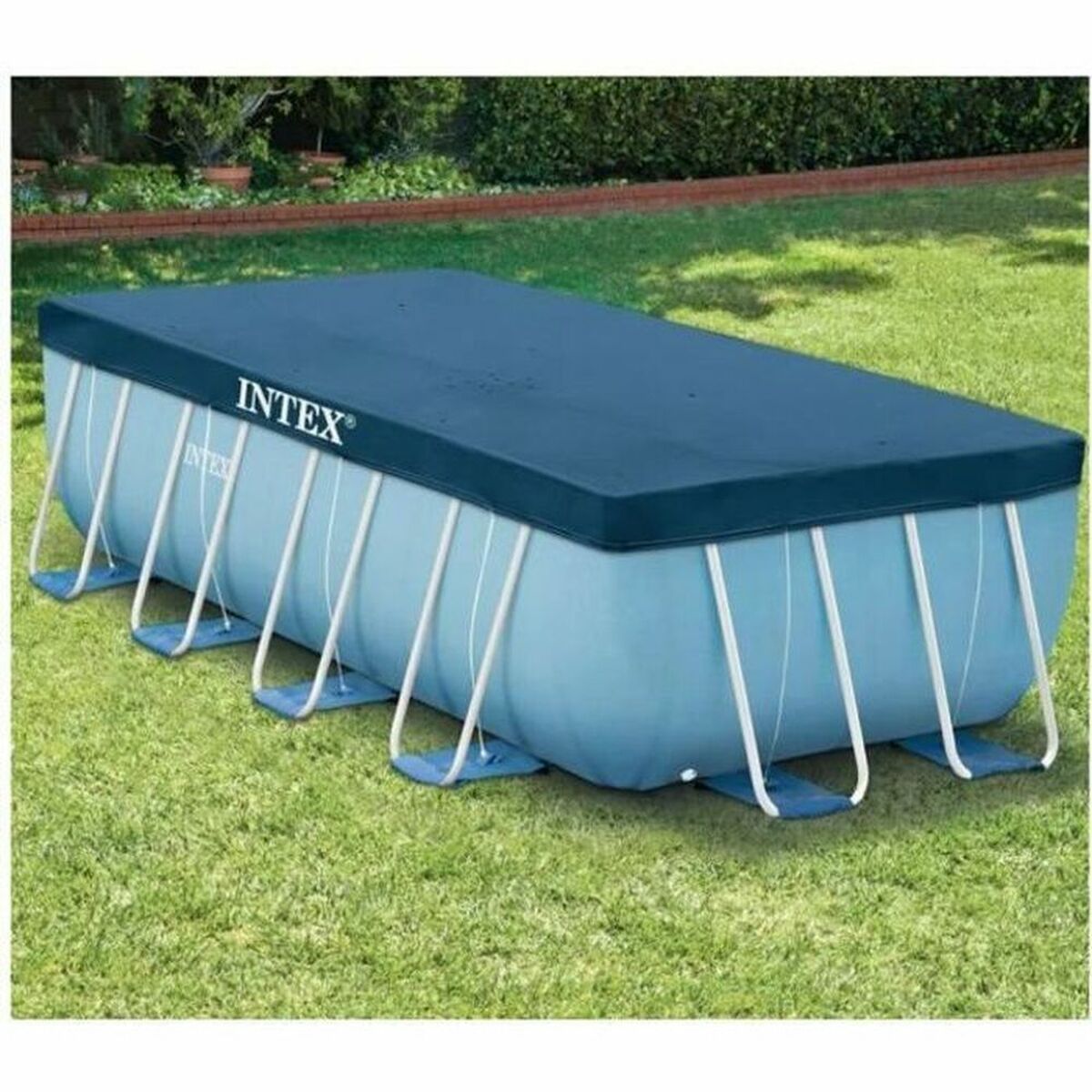 Pool Cover Intex 28037 4 x 2 m Blå Marinblå - 2