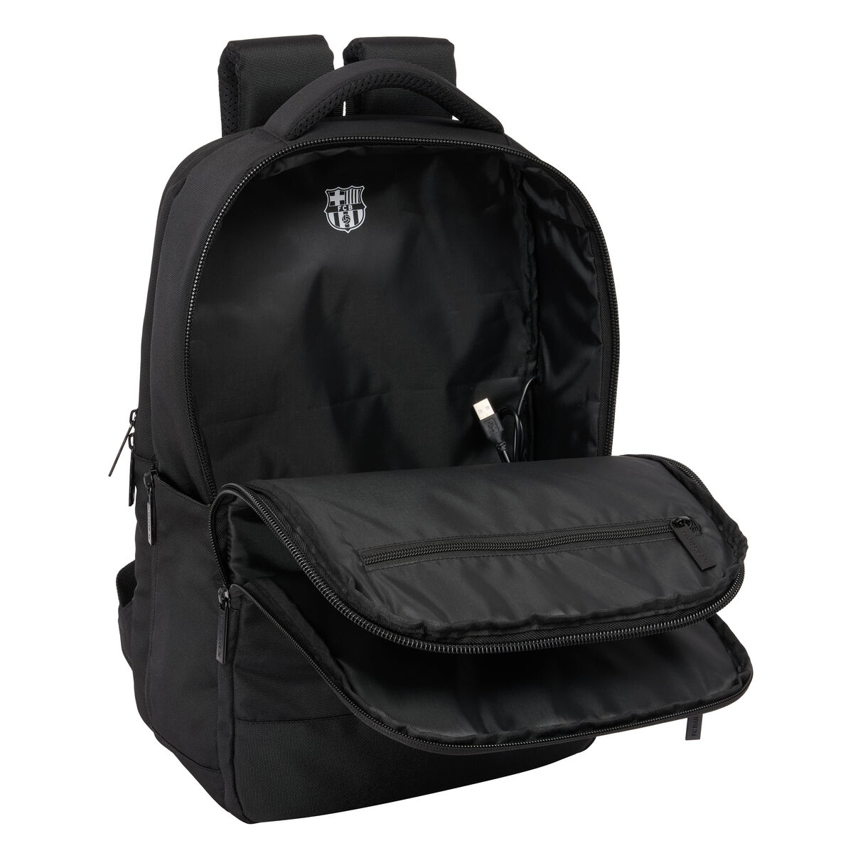 Laptopryggsäck F.C. Barcelona Premium Svart 29 x 44 x 15 cm - 6