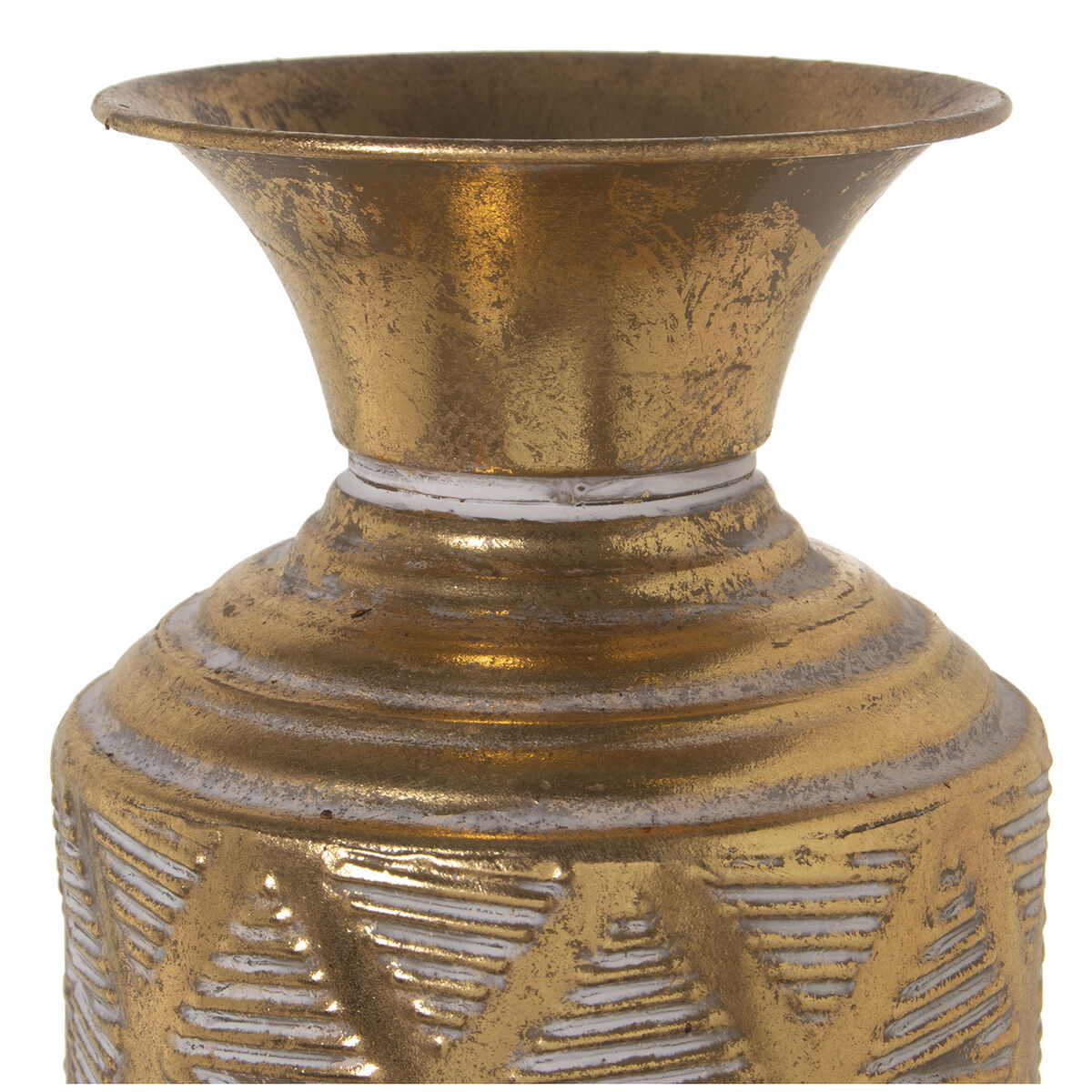 Vas Alexandra House Living Gyllene Metall 13 x 13 x 76 cm - 4