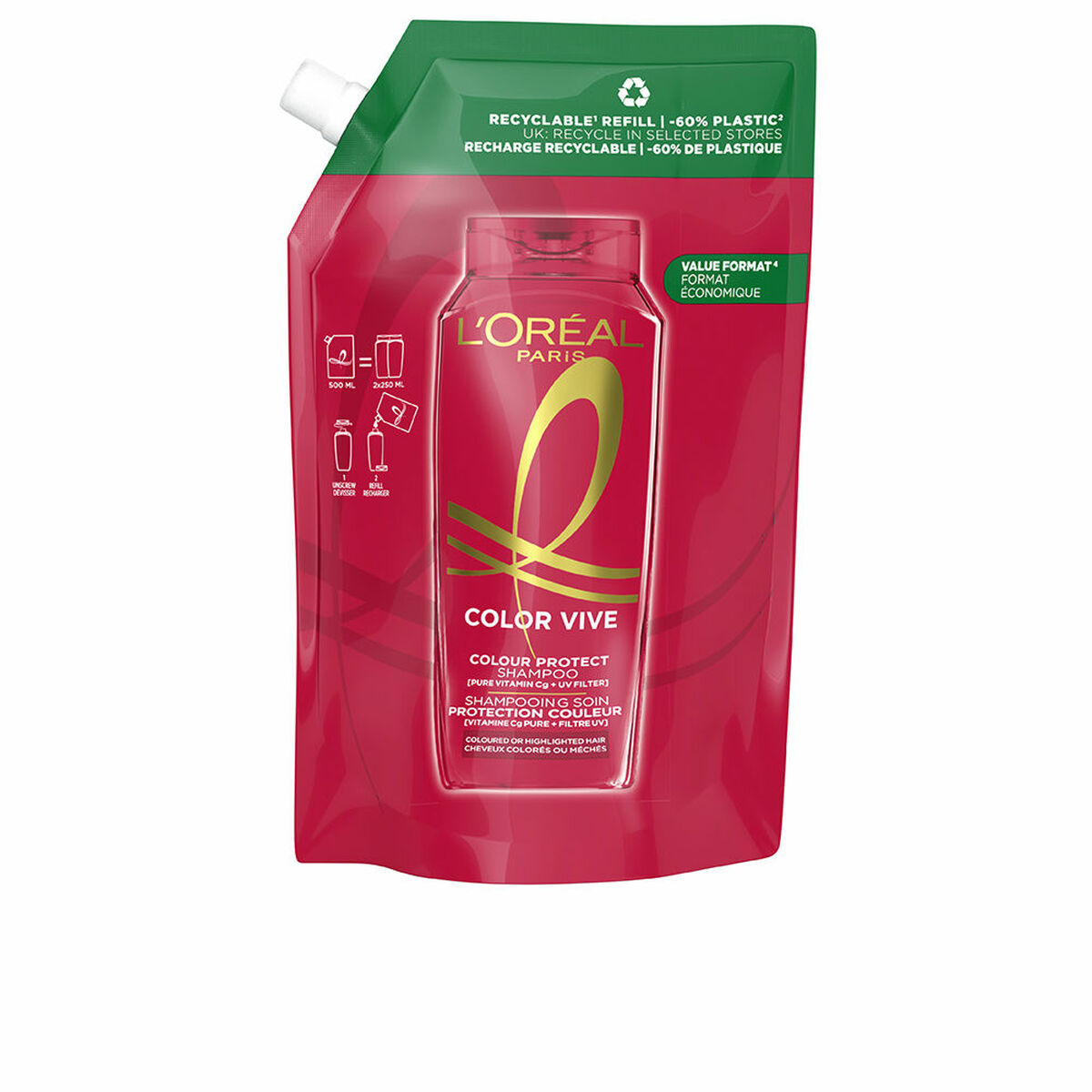 Schampo L'Oreal Make Up ELVIVE 500 ml
