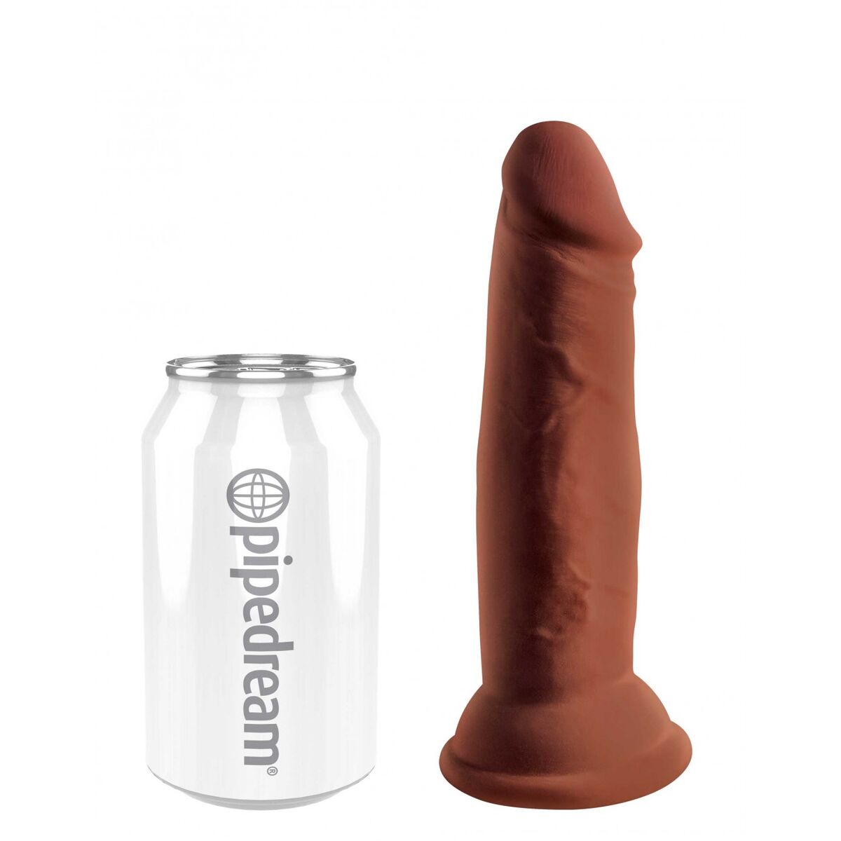 Realistisk dildo Pipedream - King Cock TPE Ø 4,3 cm (15,2 cm) - 3