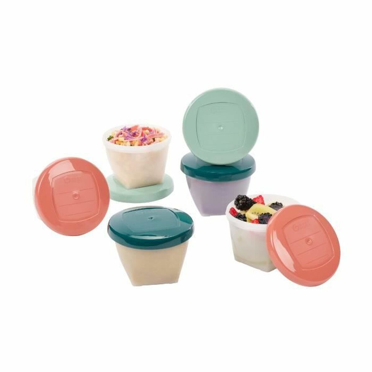 Lunchlådor, set Babymoov A004317 Multicolour 3 antal - 3