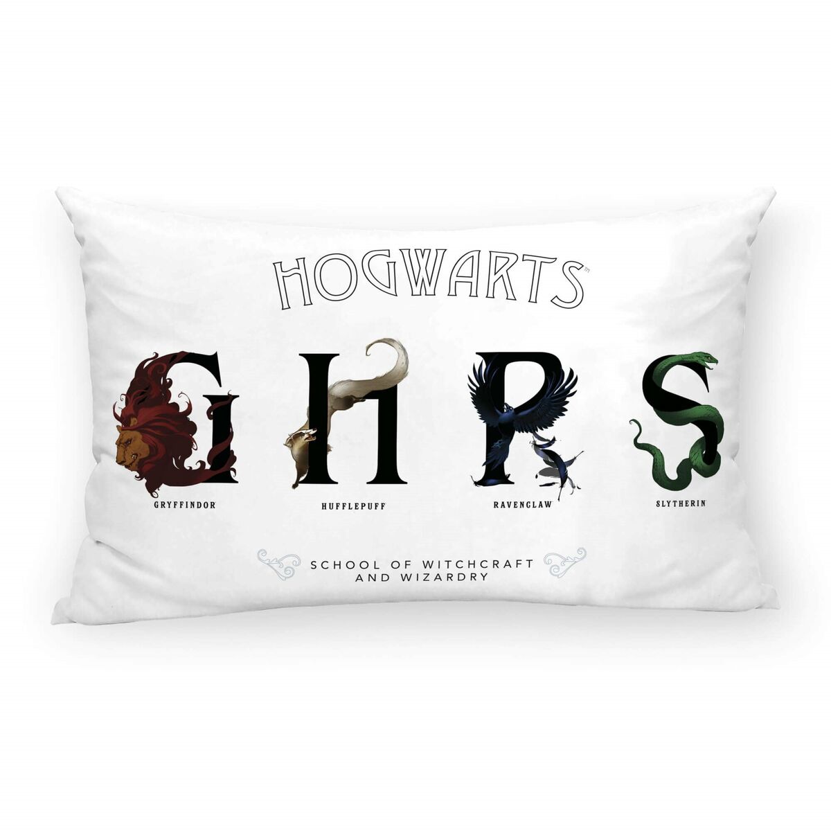 Kuddfodral Harry Potter Shields Vit Multicolour 30 x 50 cm