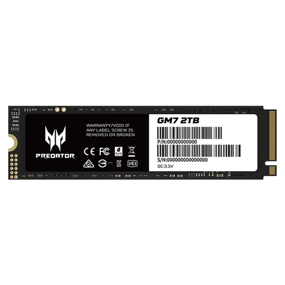 Hårddisk Acer BL.9BWWR.119 2 TB SSD - 2