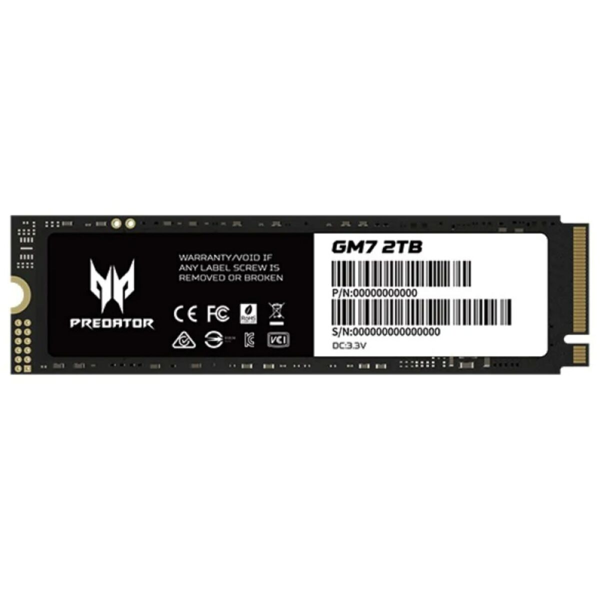 Hårddisk Acer BL.9BWWR.119 2 TB SSD