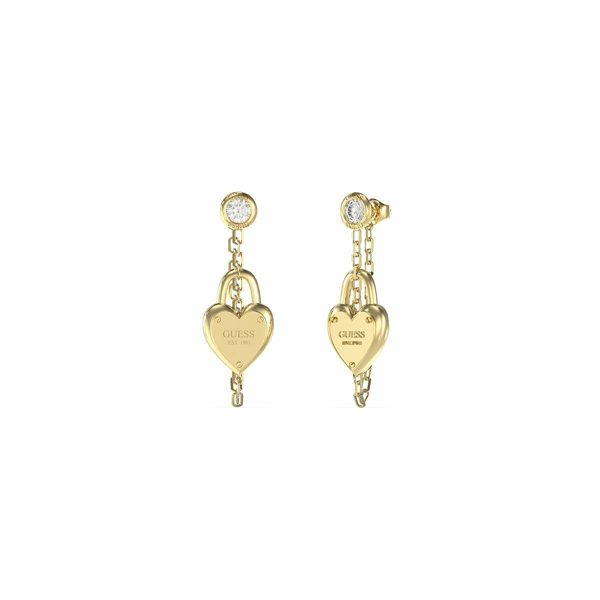 Dam örhängen Guess JUBE04212JWYGT-U Rostfritt stål 3 cm