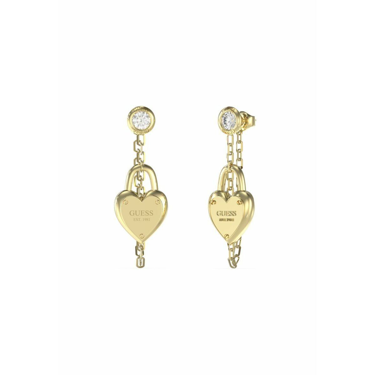 Dam örhängen Guess JUBE04212JWYGT-U Rostfritt stål 3 cm - 3