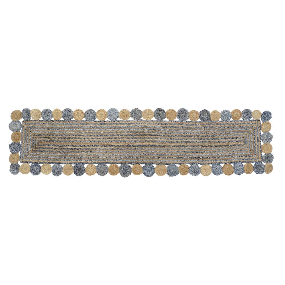 Matta DKD Home Decor Blå Brun Indier (60 x 240 x 1 cm)
