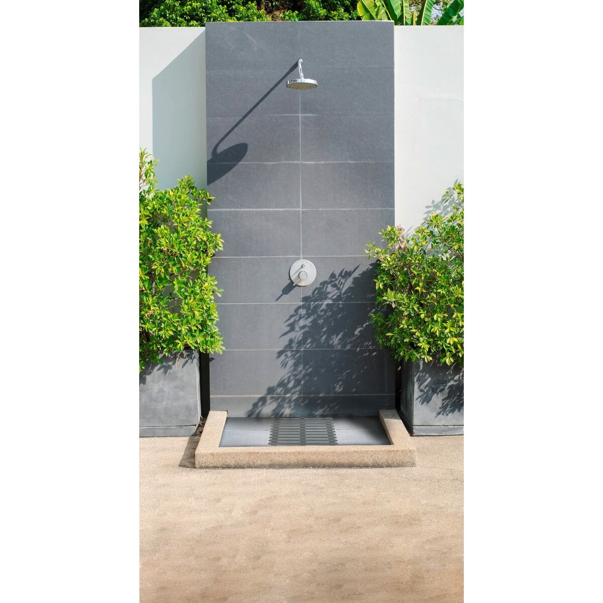 Plattform Wenko 22947100  Plast Insida/Extern 55 x 55 cm Mörkgrå - 2