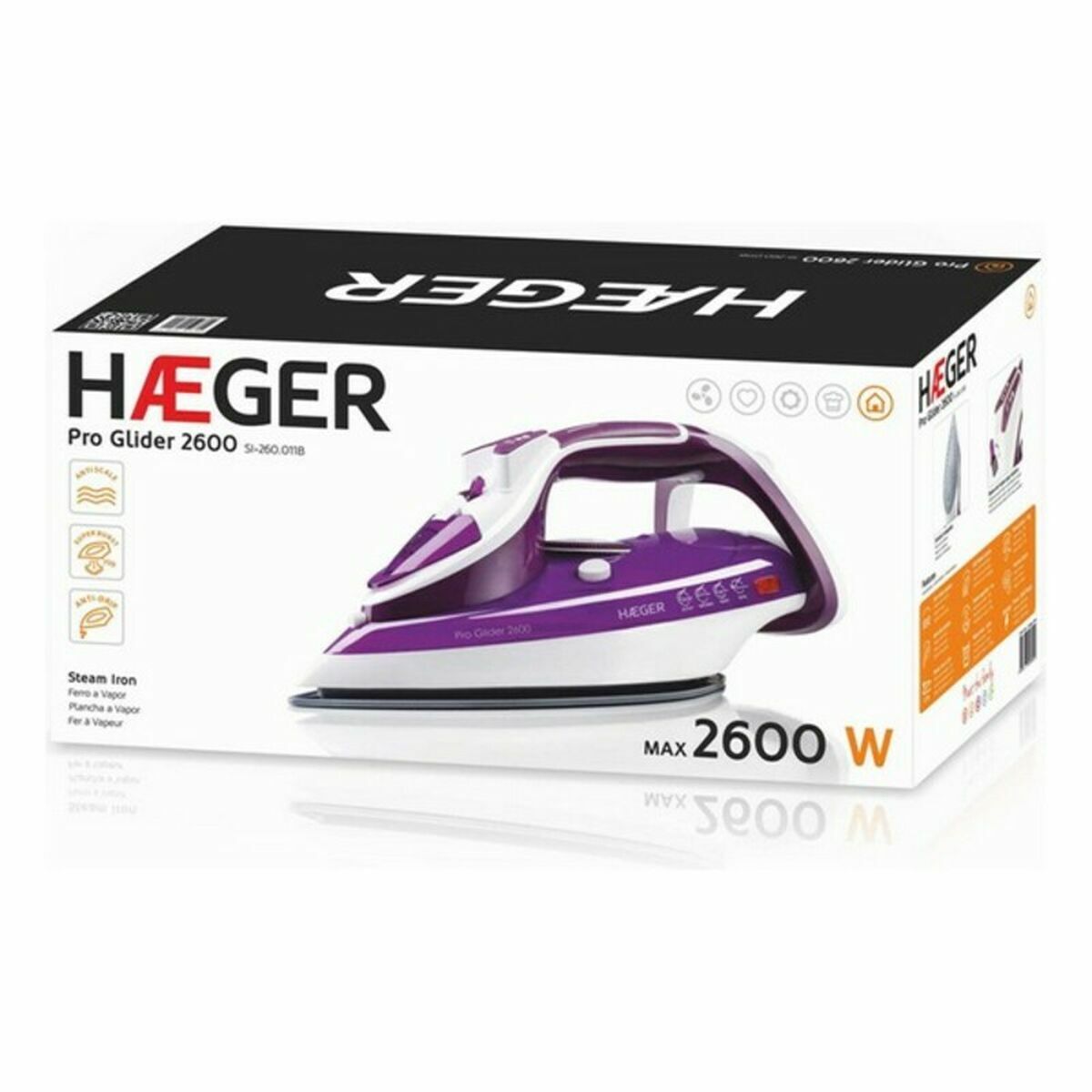 Ångstrykjärn Haeger Pro Glider 2600W - 2