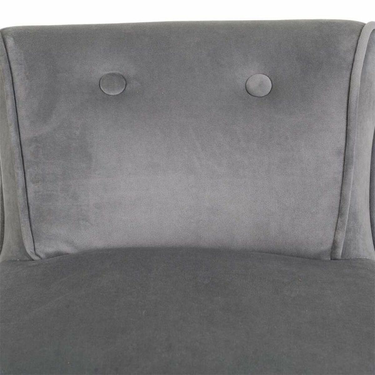 Sittpall Alexandra House Living Grå Sammet Gummi 46 x 58 x 45 cm - 5