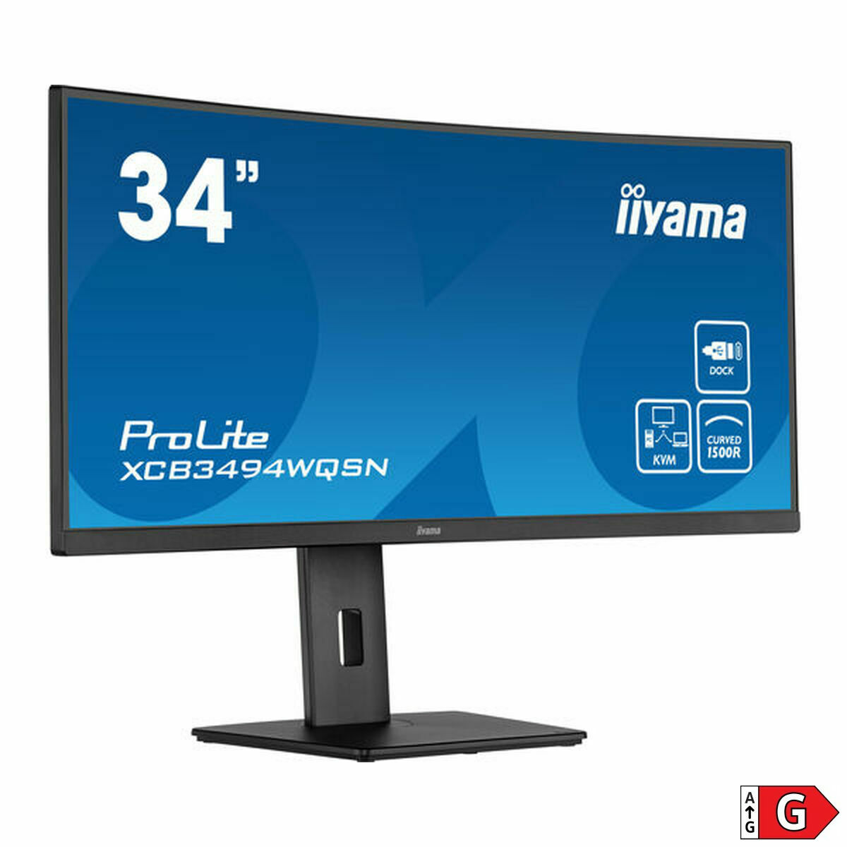 Monitor Iiyama XCB3494WQSN-B5 LED VA Flicker free 50-60  Hz - 2