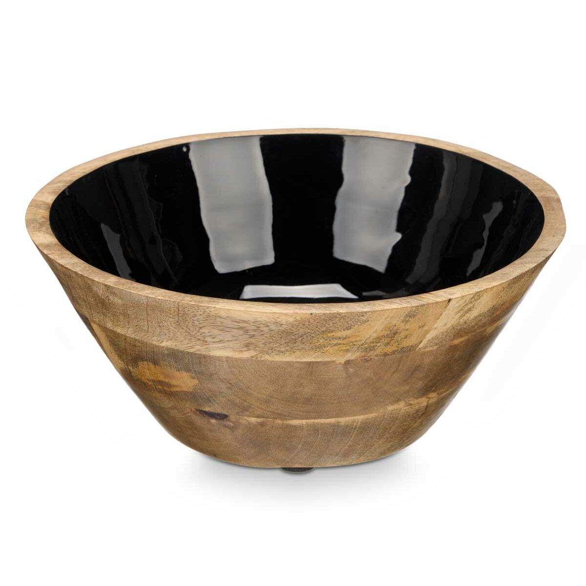Skål Gift Decor Svart 24,3 x 10,5 x 24,3 cm (6 antal) - 2