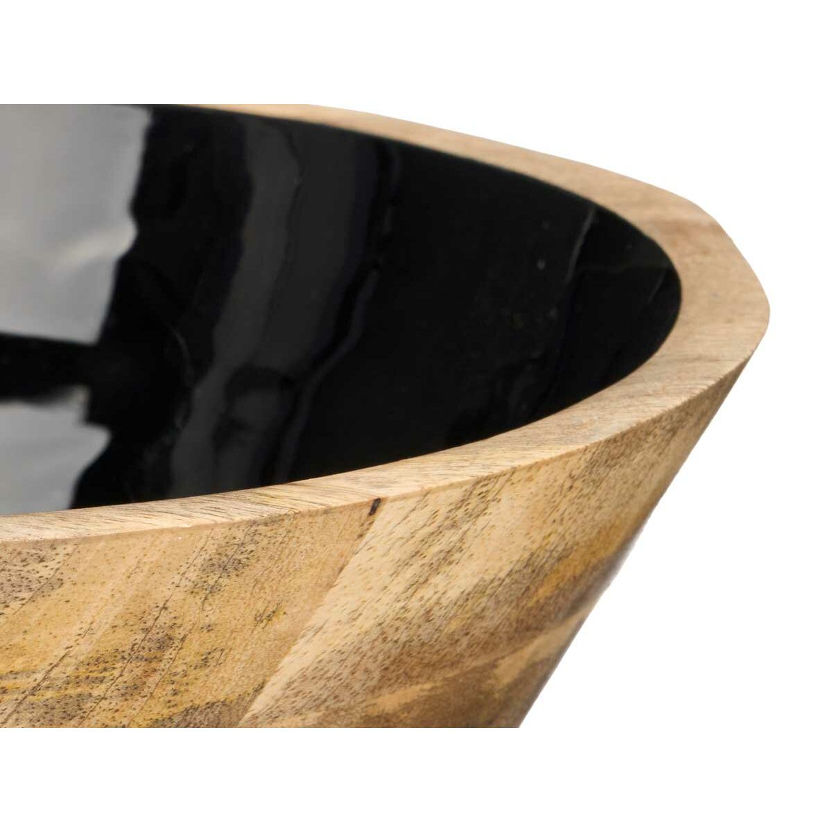 Skål Gift Decor Svart 24,3 x 10,5 x 24,3 cm (6 antal) - 5