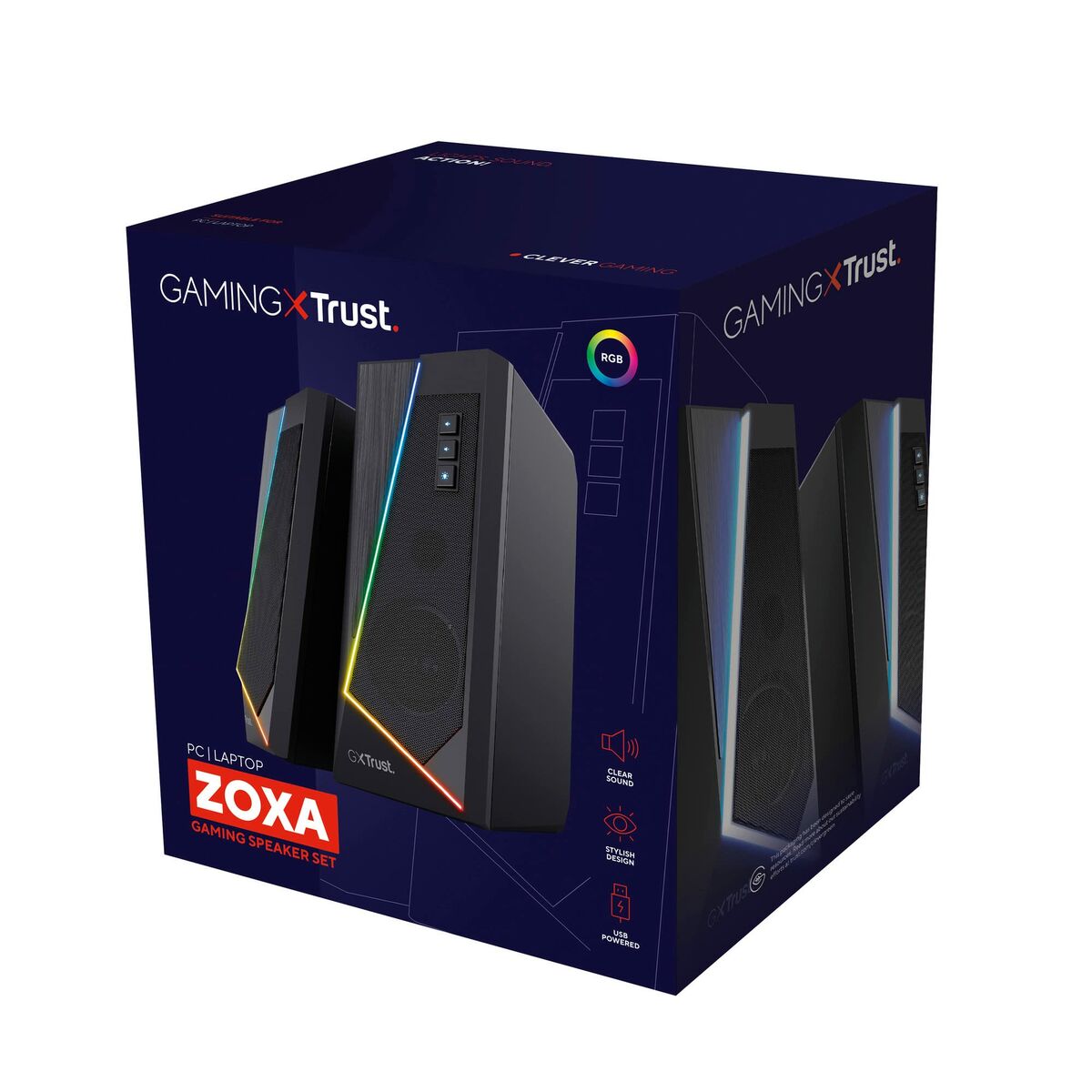 Gaming Högtalare Trust GXT 609 Zoxa Svart 12 W - 6
