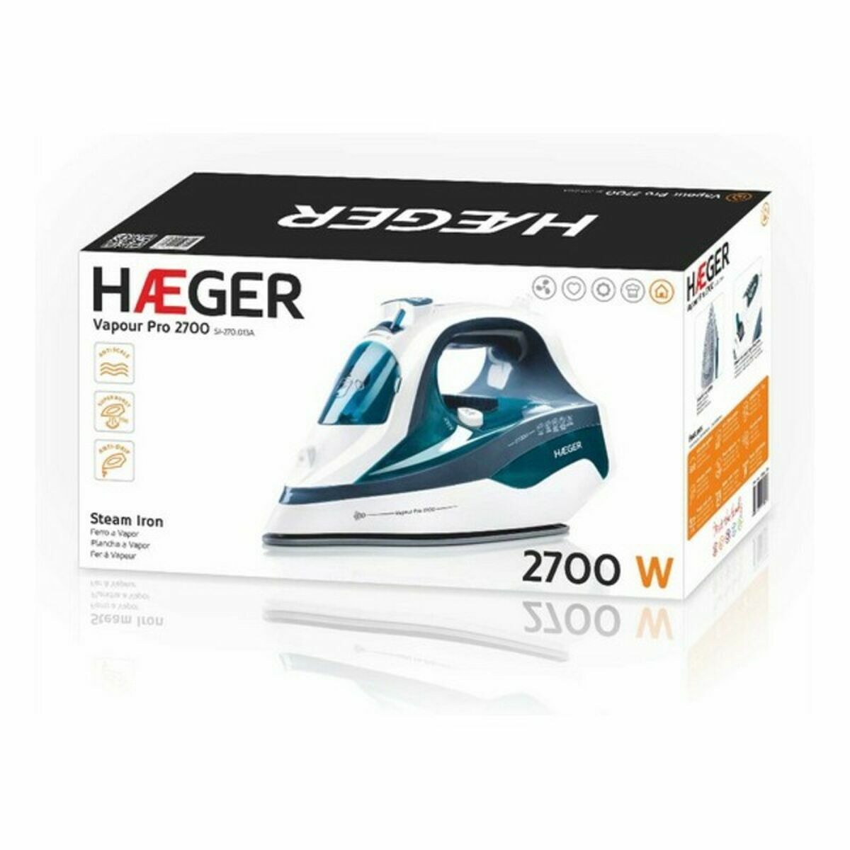 Ångstrykjärn Haeger SI-270.013A 2700W - 3