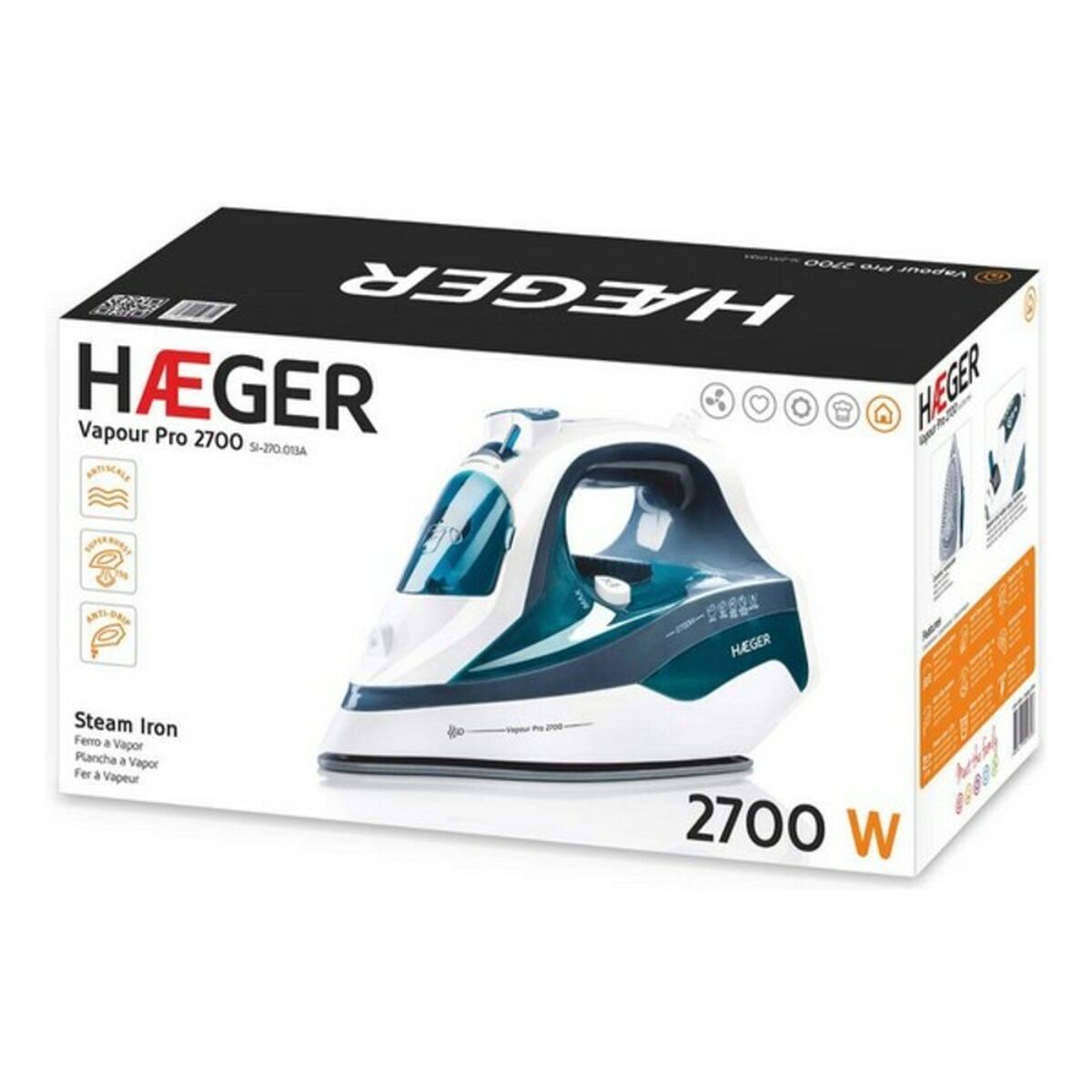 Ångstrykjärn Haeger SI-270.013A 2700W - 6