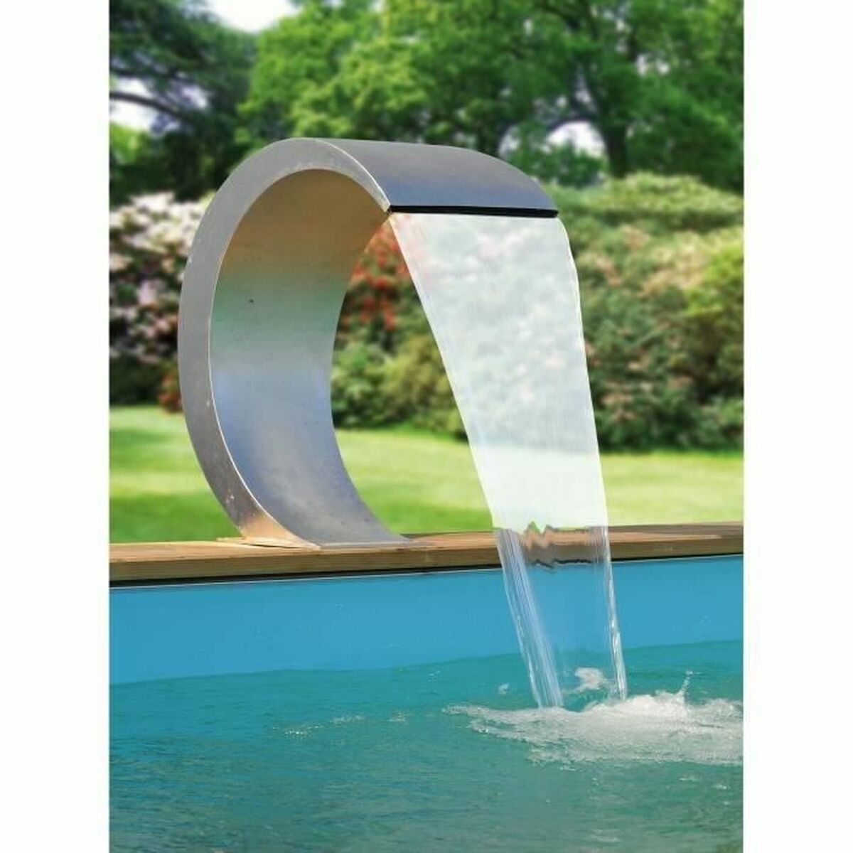 Dricksfontän LED Ubbink Cascade Mamba Sundlaug - 4
