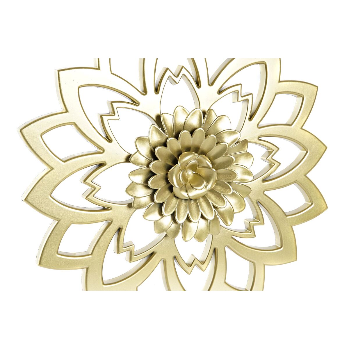 Prydnadsfigur DKD Home Decor (4 Delar) (2 antal) (25 x 2 x 25 cm)