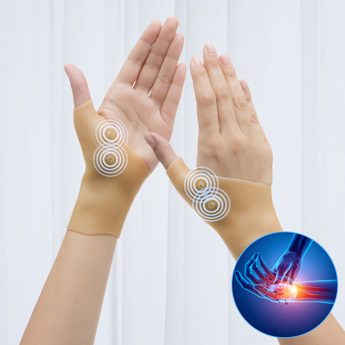 Magnetiskt Handledsstöd med Kompression Imontic InnovaGoods 2 antal - 17