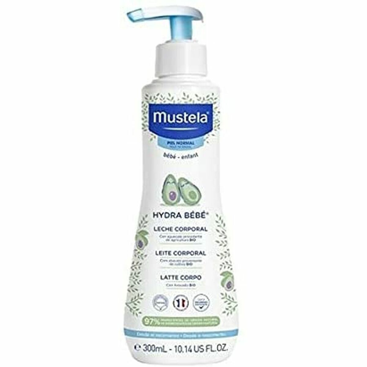 Kroppslotion Mustela Hydra Bebe Avokado (300 ml)