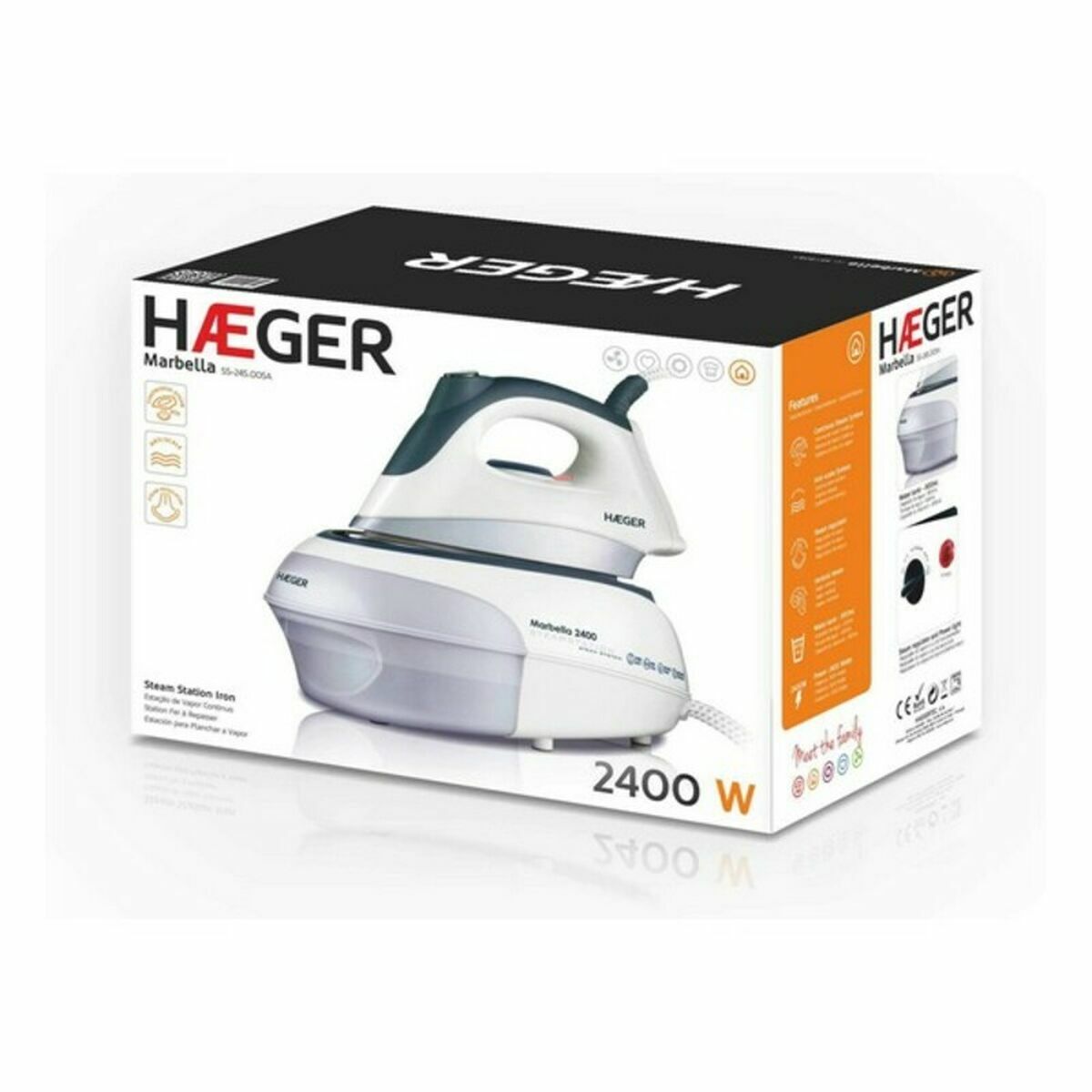 Strykstation Haeger 5608475009204 0,9 L 2400W - 5